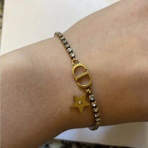Christian Dior Star Charm Tennis Bracelet